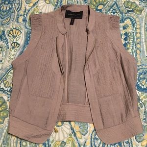 BCBG Maxazria tan vest - size XS
